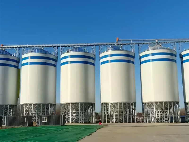 Control de la humedad por debajo del 70 % en un tanque de silo de hormigón